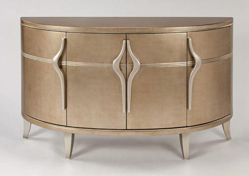 Champagne Console Cabinet